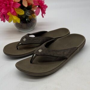 Spenco Brown Flip-Flops Size 8 FFT9468A